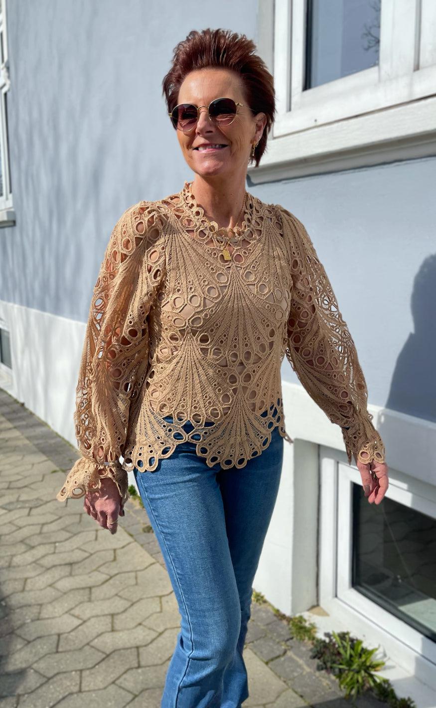 INA Copenhagen Bluse - Tanna - Camel