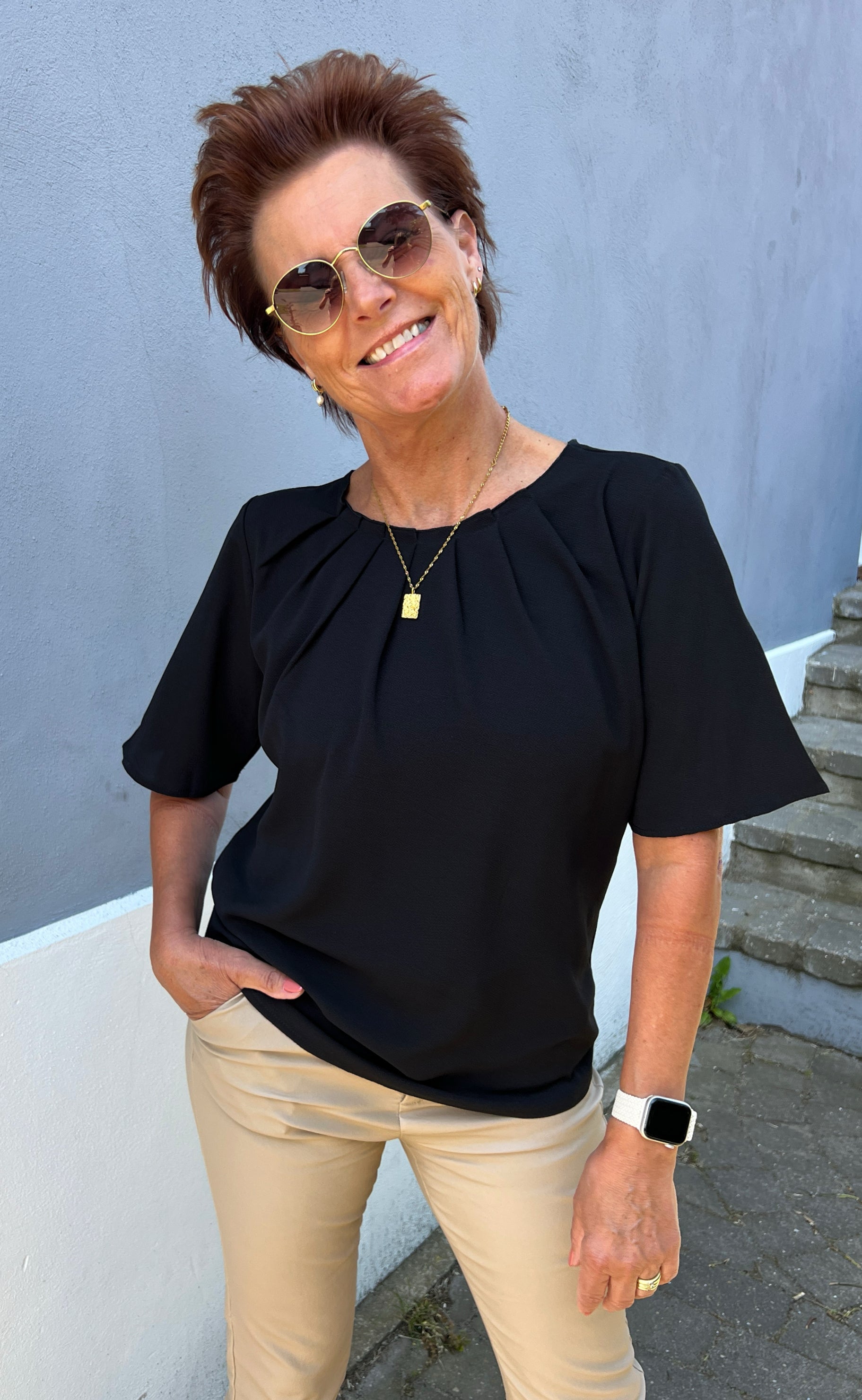 INA Copenhagen Bluse - Vicky - Black