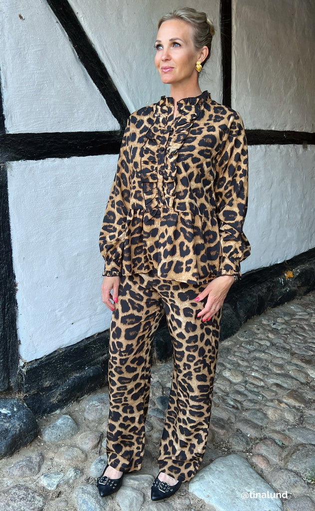 INA Copenhagen Bukser - Ida - Leopard