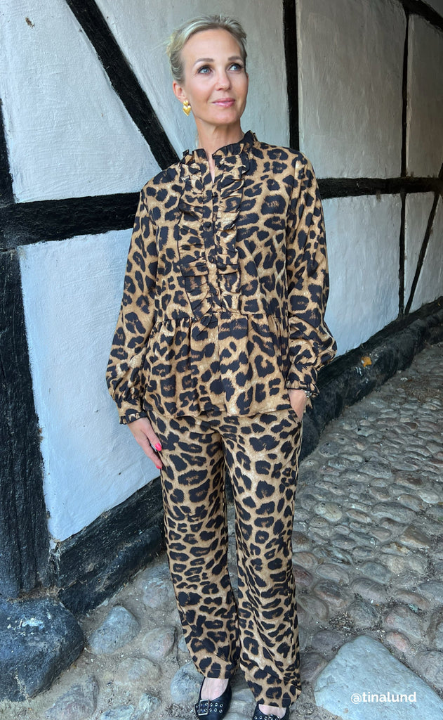 INA Copenhagen Bukser - Ida - Leopard