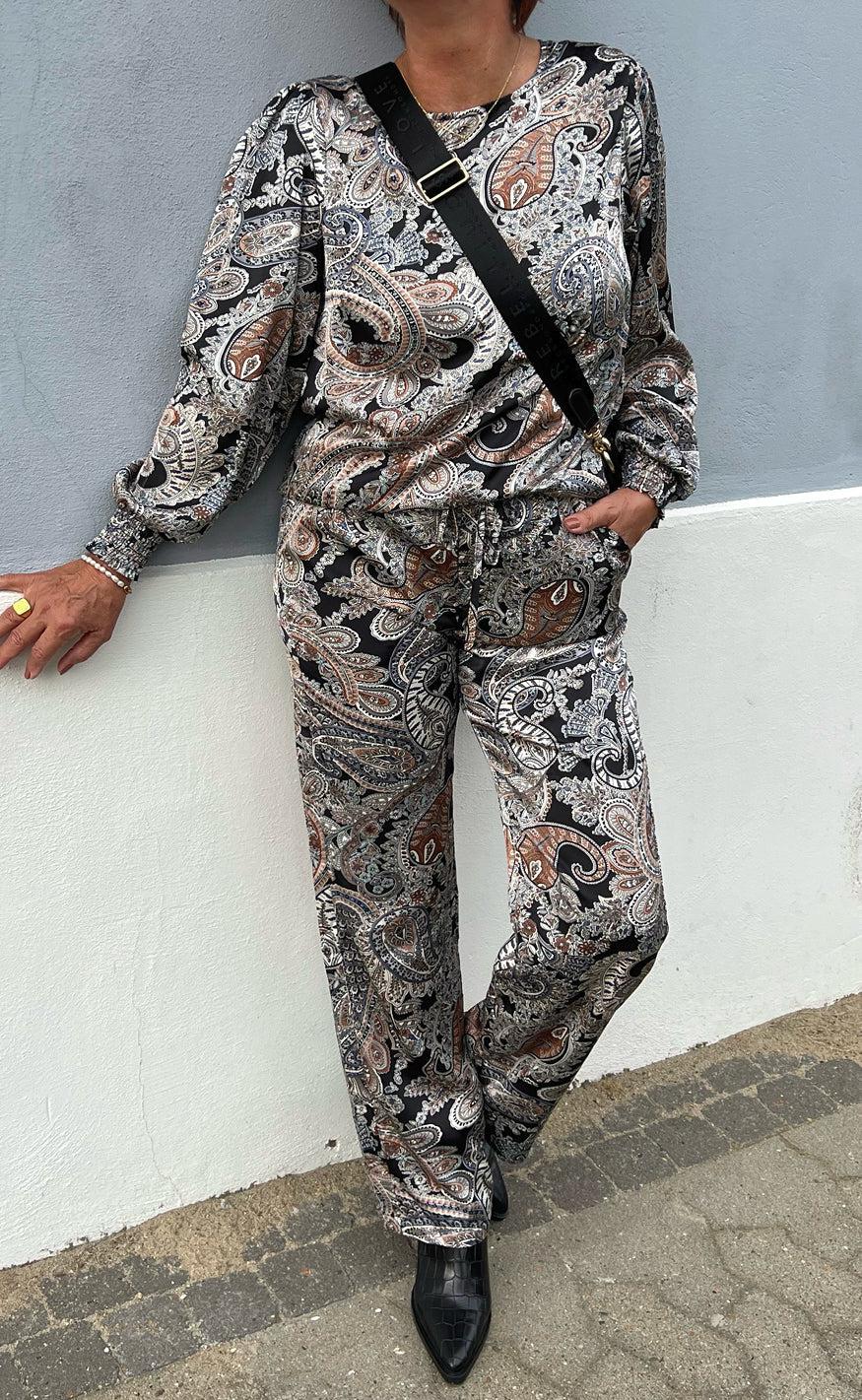 INA Copenhagen Bukser - Ida - Paisley Night