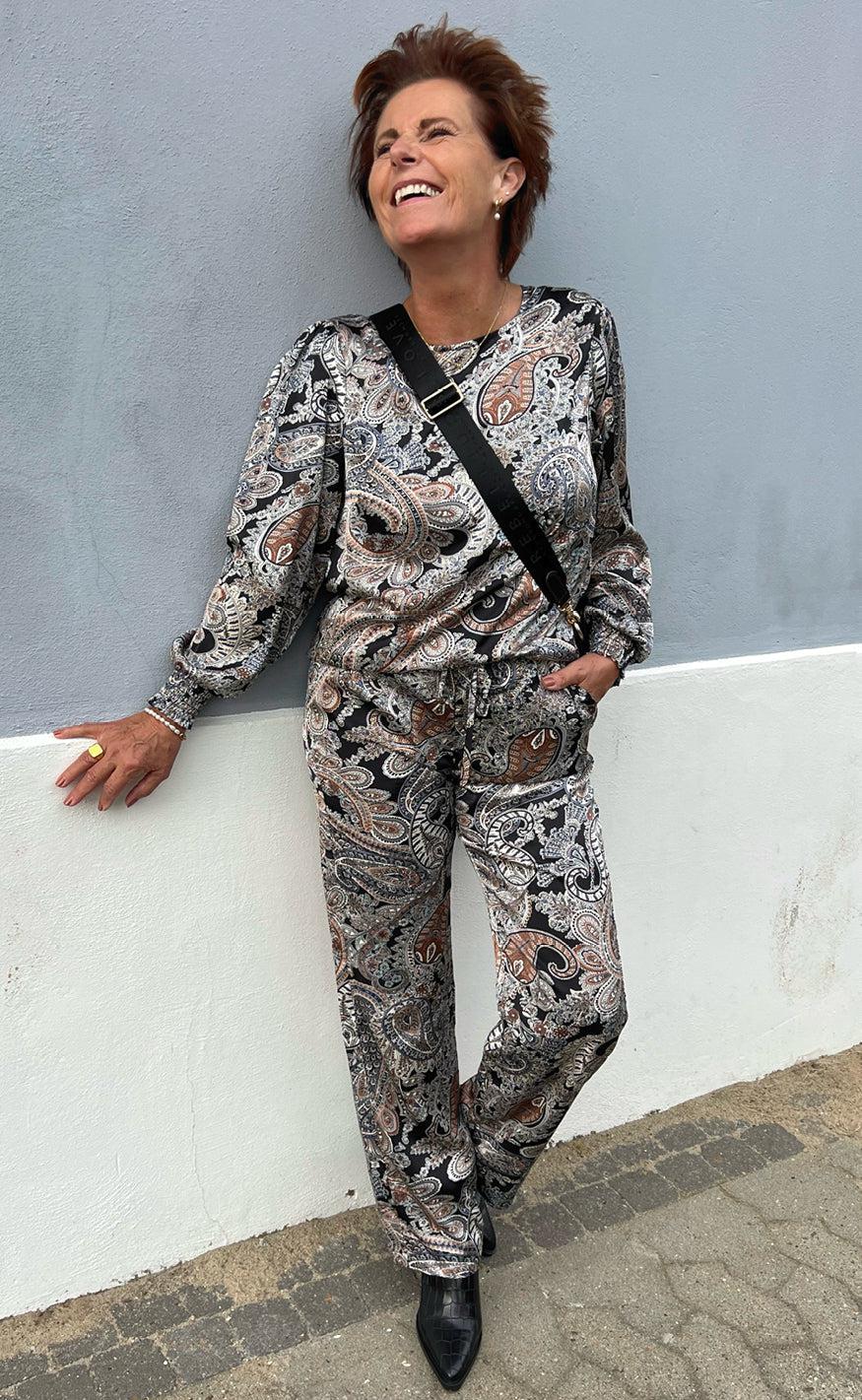INA Copenhagen Bukser - Ida - Paisley Night