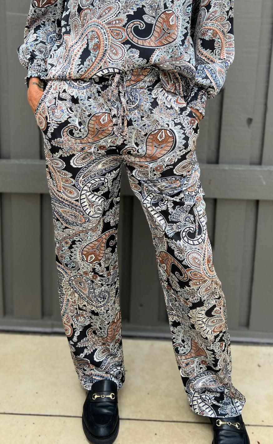 INA Copenhagen Bukser - Ida - Paisley Night