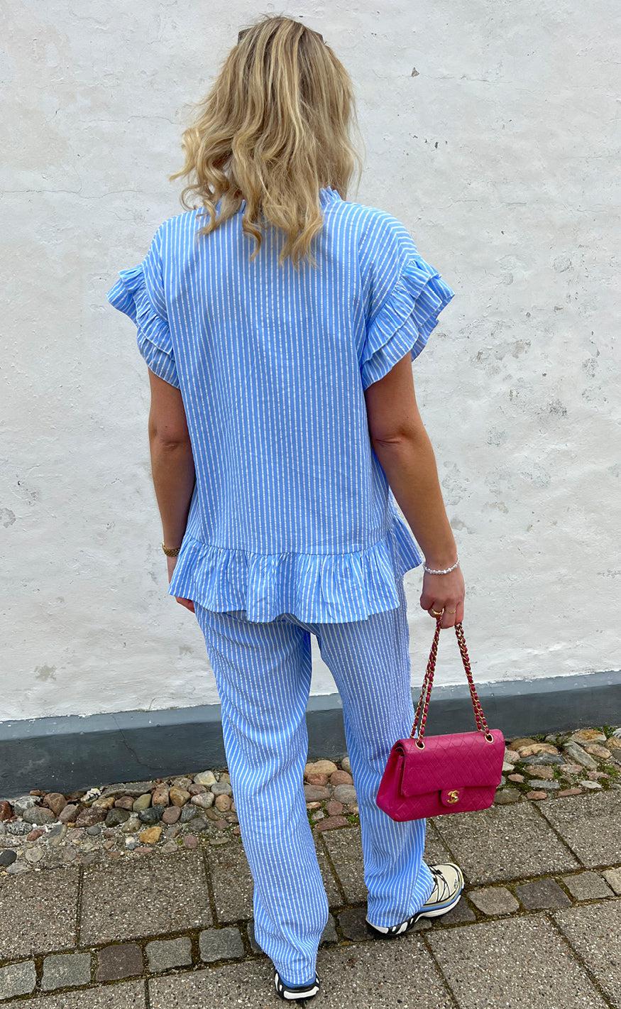 INA Copenhagen Bukser - Liv - Blue Striped
