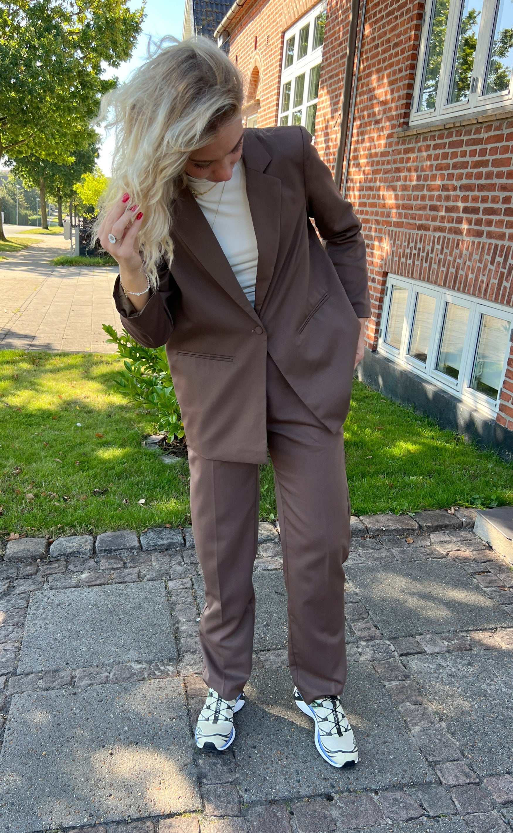 INA Copenhagen Bukser - Zoey Wide - Chocolate