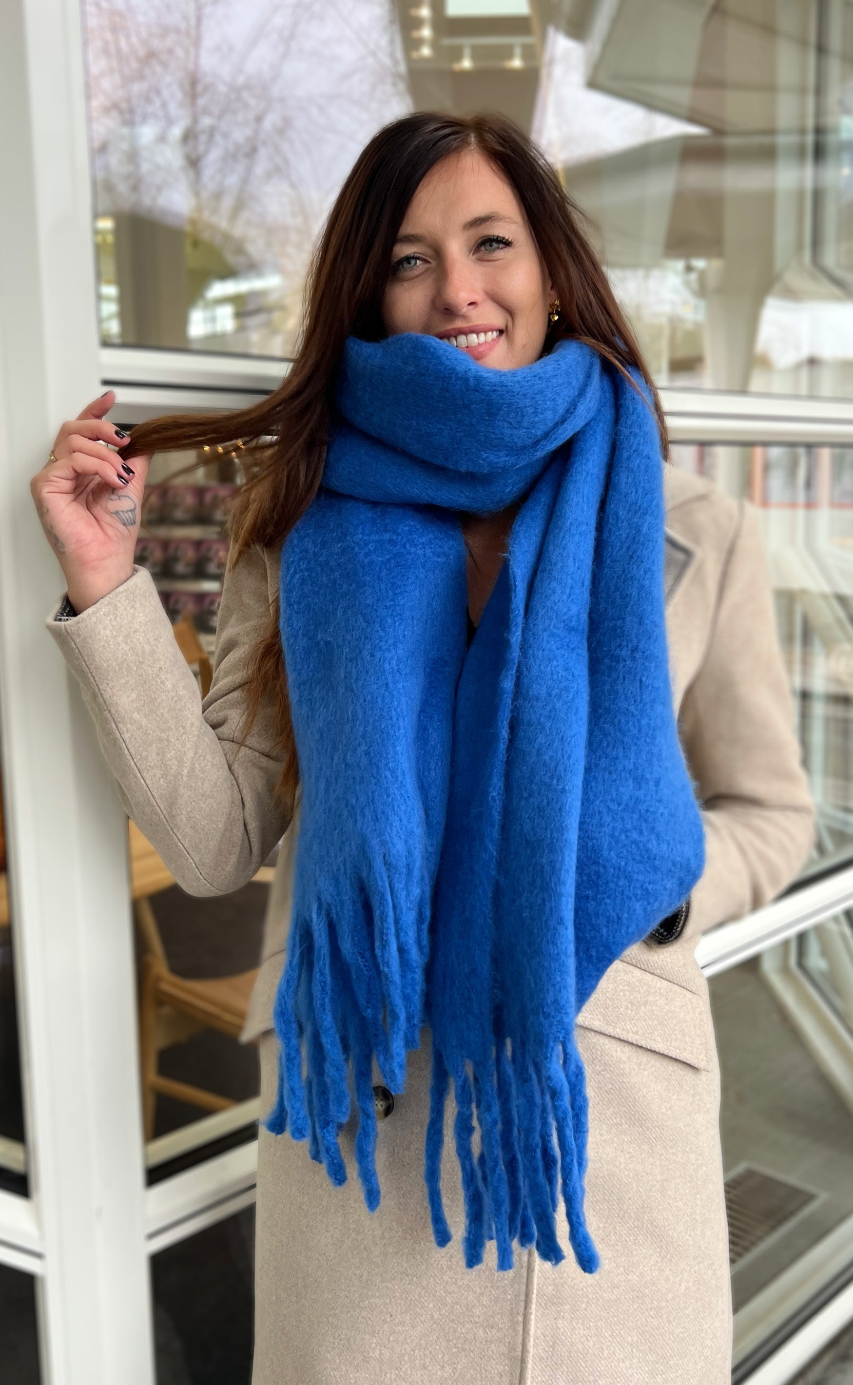 INA Copenhagen HalsSkjerf - Gry - Blue