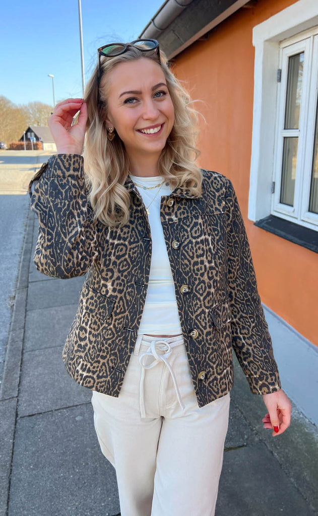 INA Copenhagen Jakke - Sica - Leopard