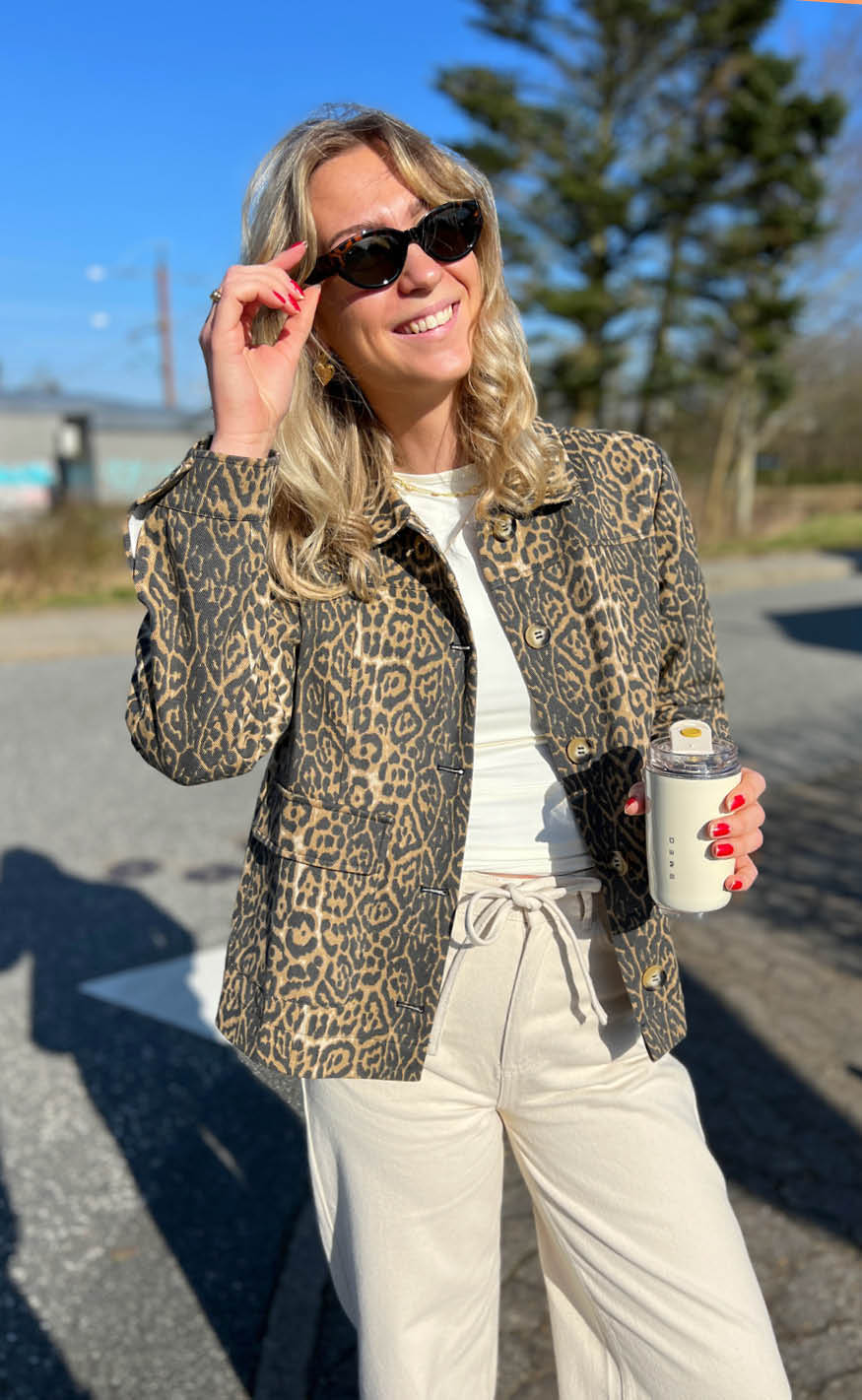 INA Copenhagen Jakke - Sica - Leopard