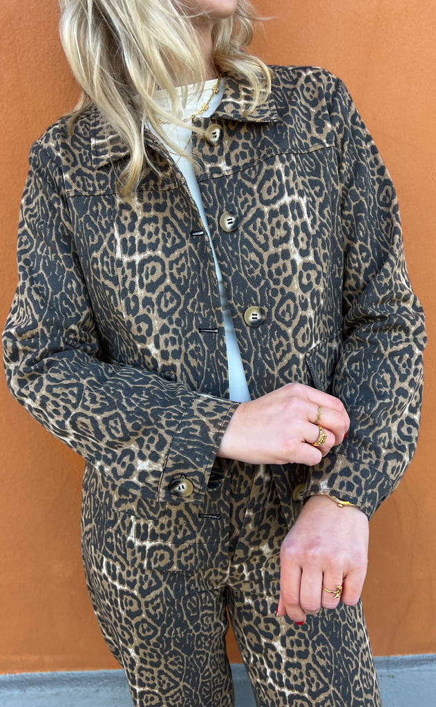 INA Copenhagen Jakke - Sica - Leopard