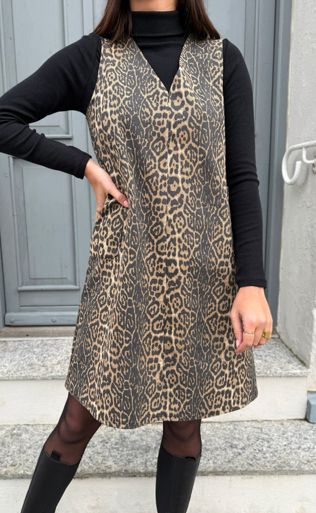 INA Copenhagen Kjole - Ania Spencer - Leopard