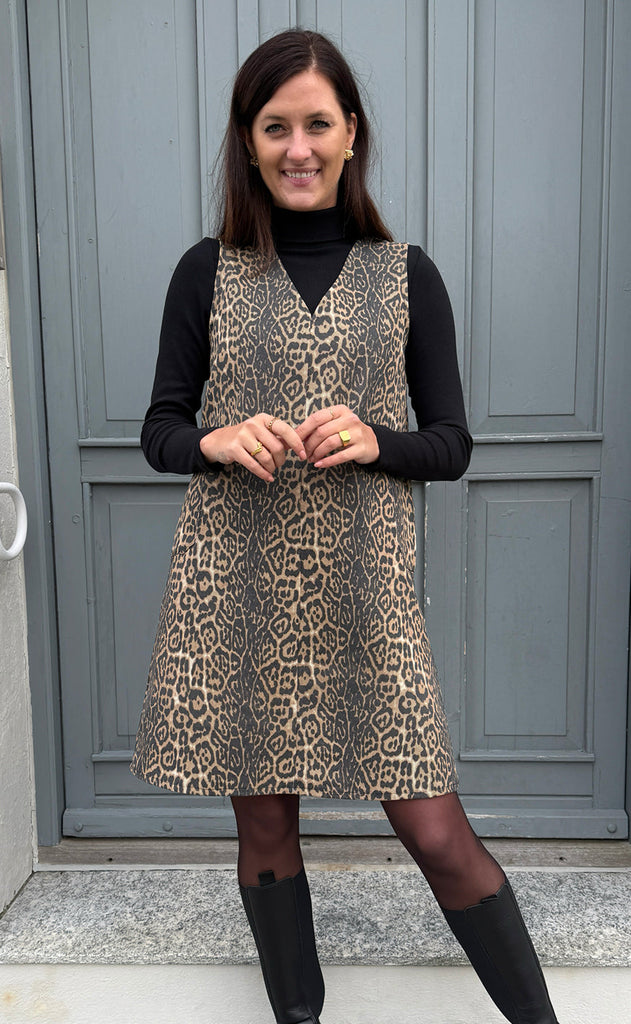 INA Copenhagen Kjole - Ania Spencer - Leopard