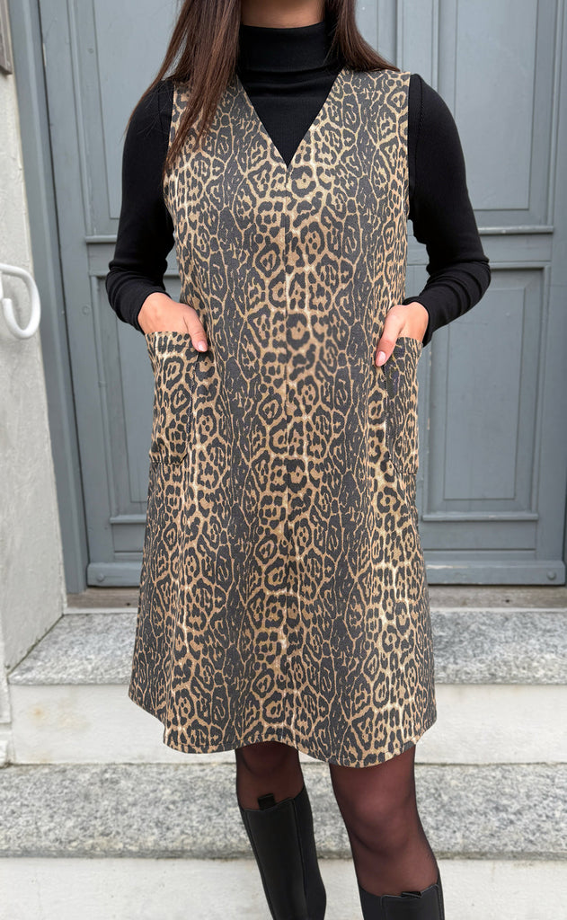 INA Copenhagen Kjole - Ania Spencer - Leopard