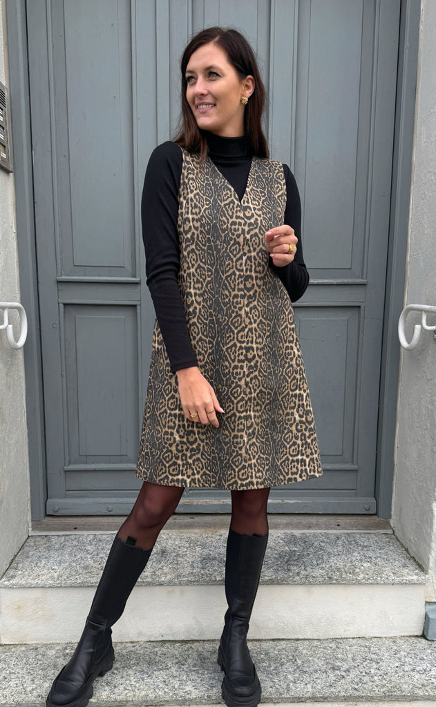 INA Copenhagen Kjole - Ania Spencer - Leopard