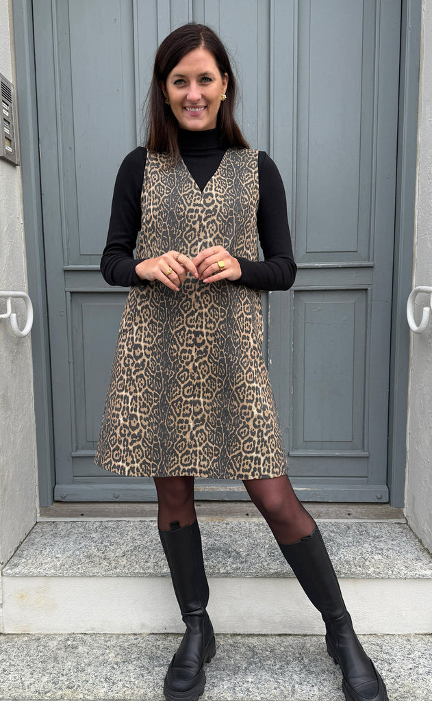 INA Copenhagen Kjole - Ania Spencer - Leopard