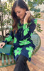 Say INA Copenhagen Kjole - Augusta - Green Flower