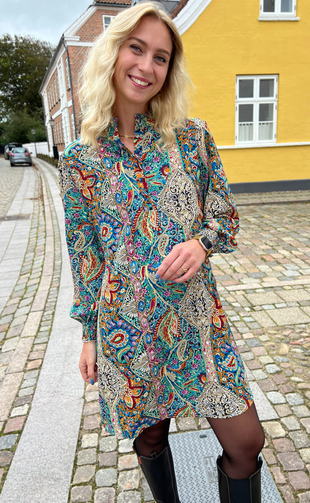 INA Copenhagen Kjole - Augusta - Mixed Paisley