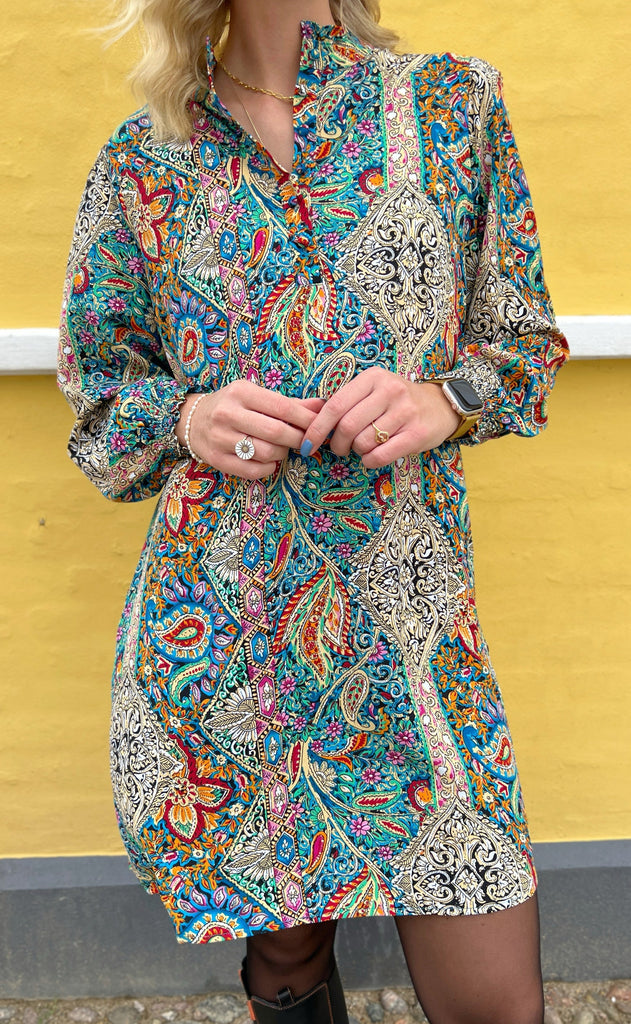 INA Copenhagen Kjole - Augusta - Mixed Paisley