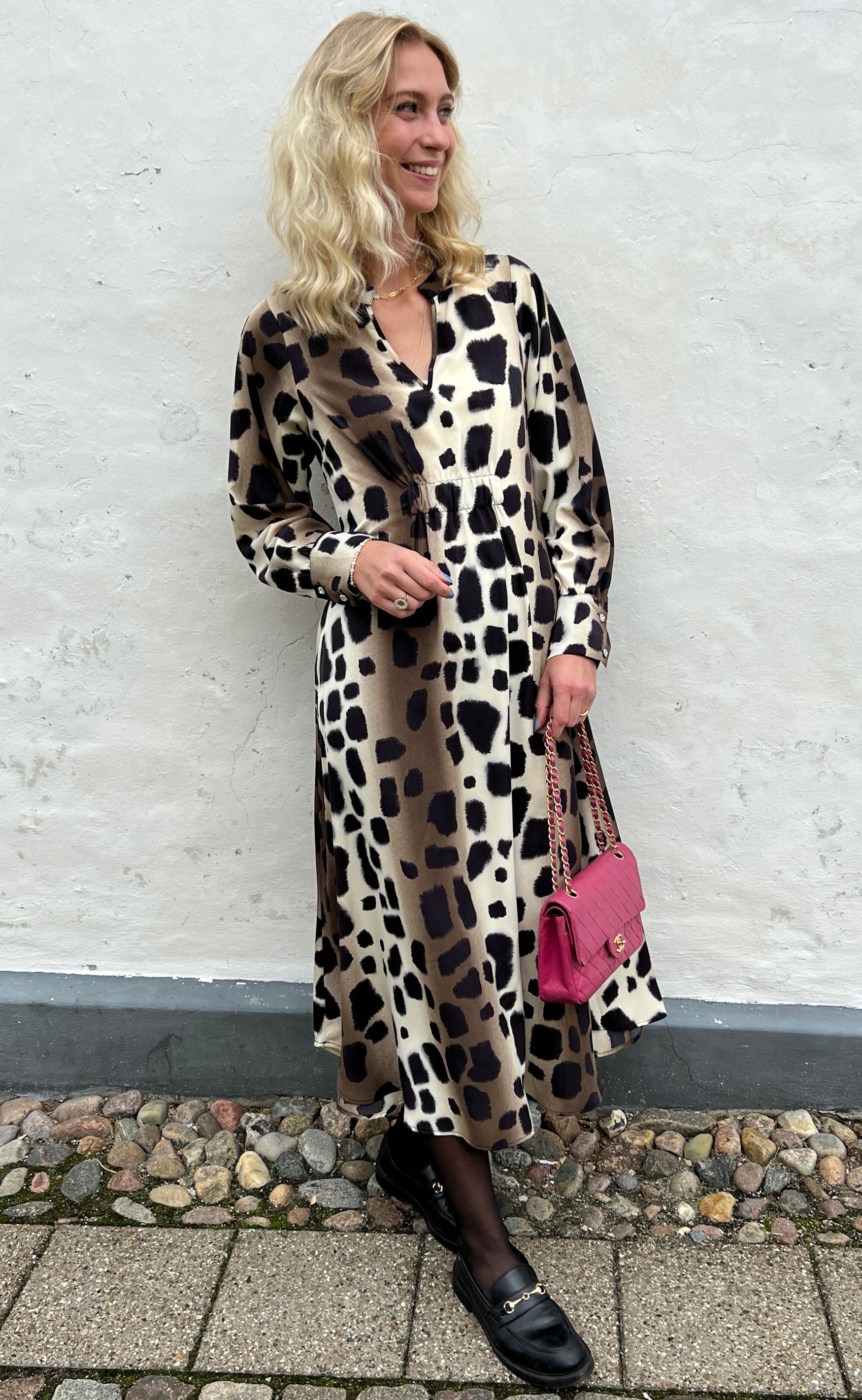 INA Copenhagen Kjole - Bella - Brown Gepard