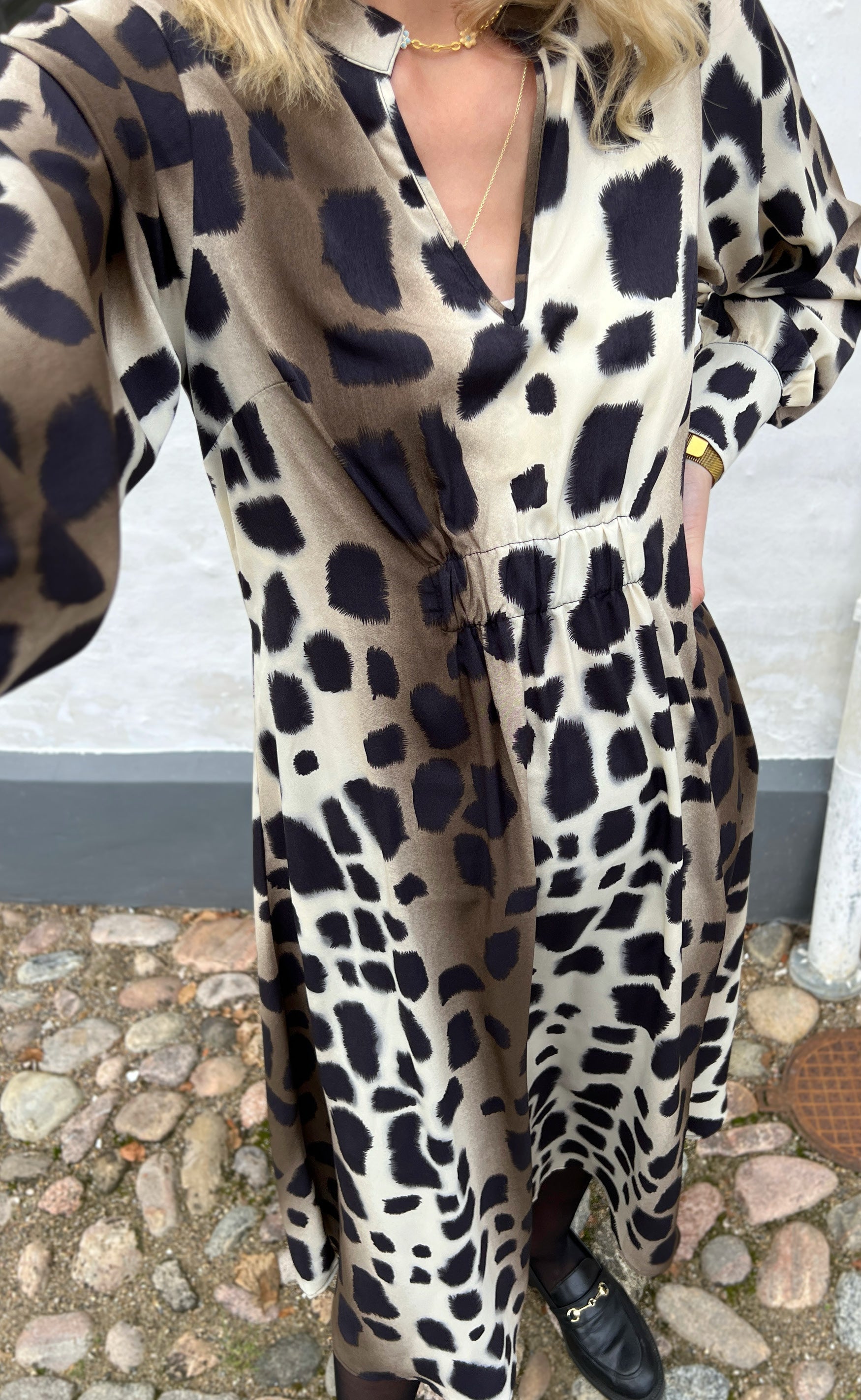 INA Copenhagen Kjole - Bella - Brown Gepard