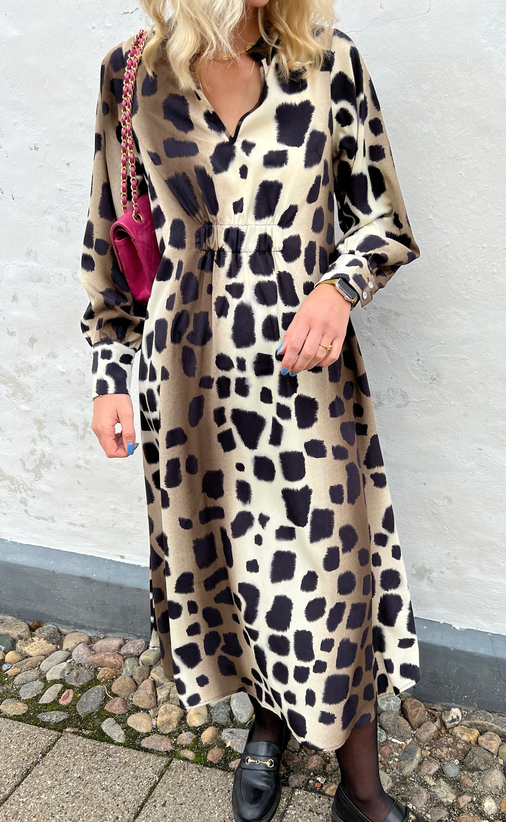 INA Copenhagen Kjole - Bella - Brown Gepard