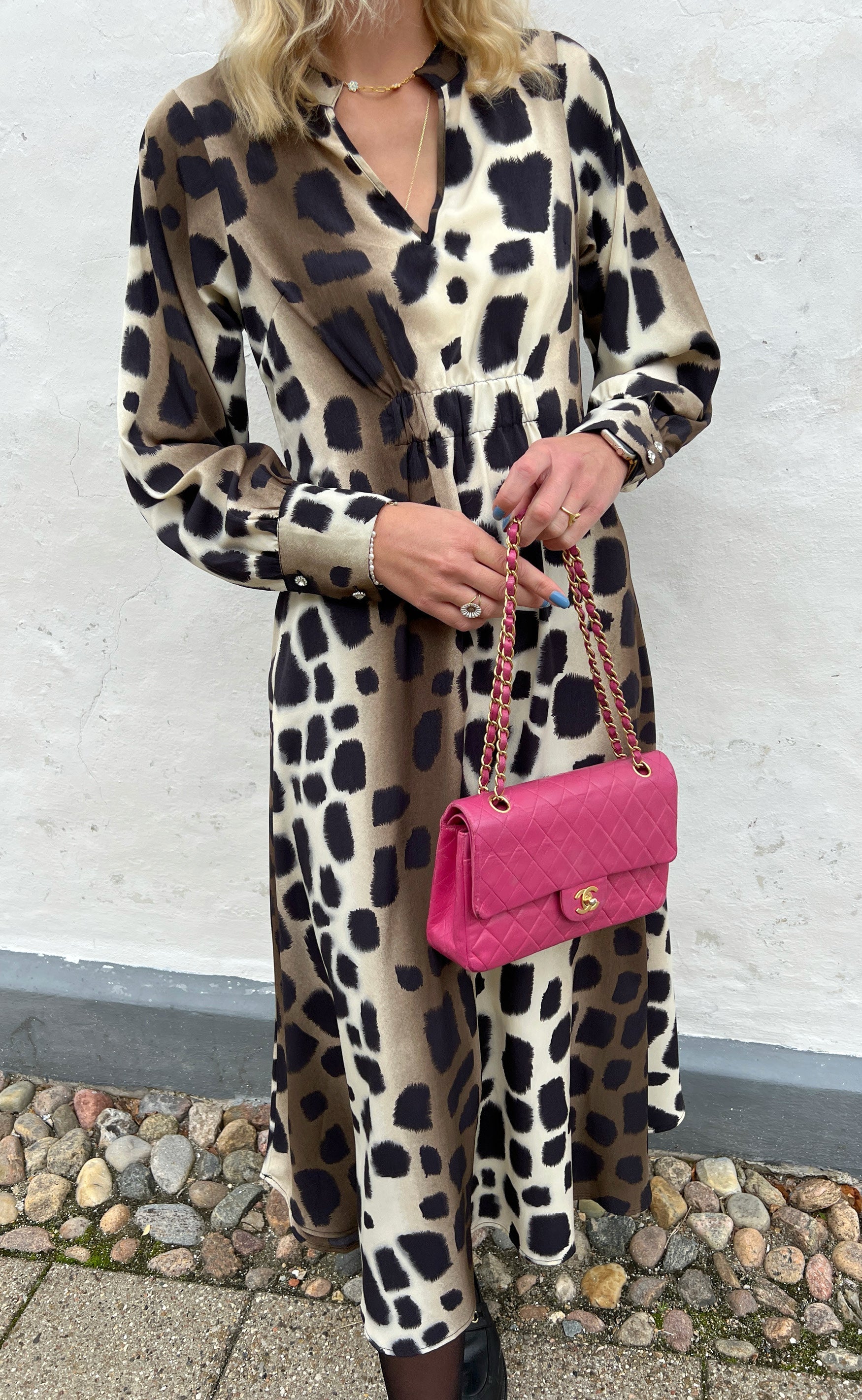 INA Copenhagen Kjole - Bella - Brown Gepard