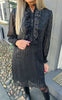 Say INA Copenhagen Kjole - Cami - Black W. Lurex Stripes