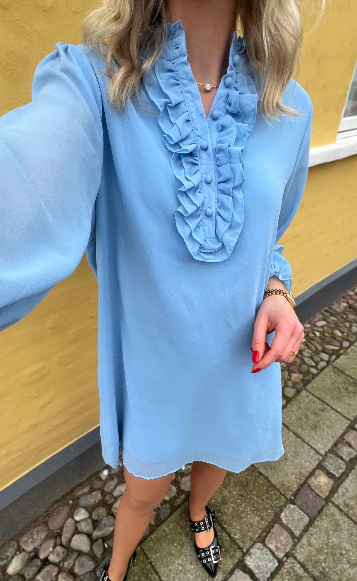 INA Copenhagen Kjole - Cami - Light Blue