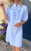 Say INA Copenhagen Kjole - Camilla - Blue/White Stripe