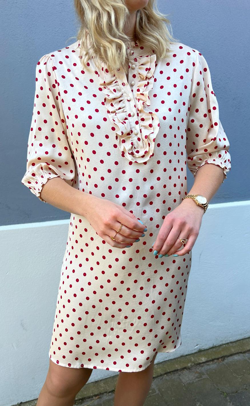 INA Copenhagen Kjole - Camilla - Red Dots