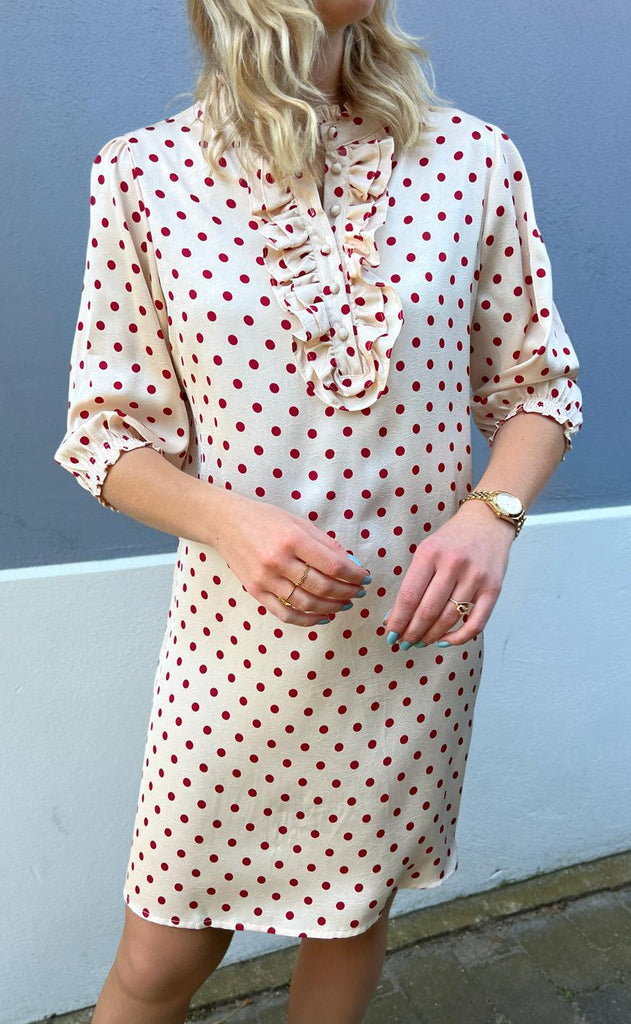 INA Copenhagen Kjole - Camilla - Red Dots
