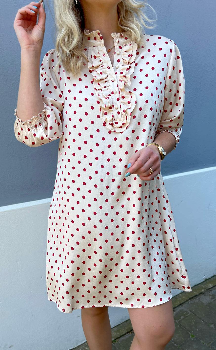 INA Copenhagen Kjole - Camilla - Red Dots