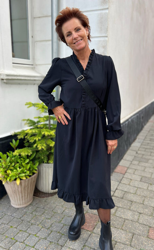 INA Copenhagen Kjole - Catja - Black