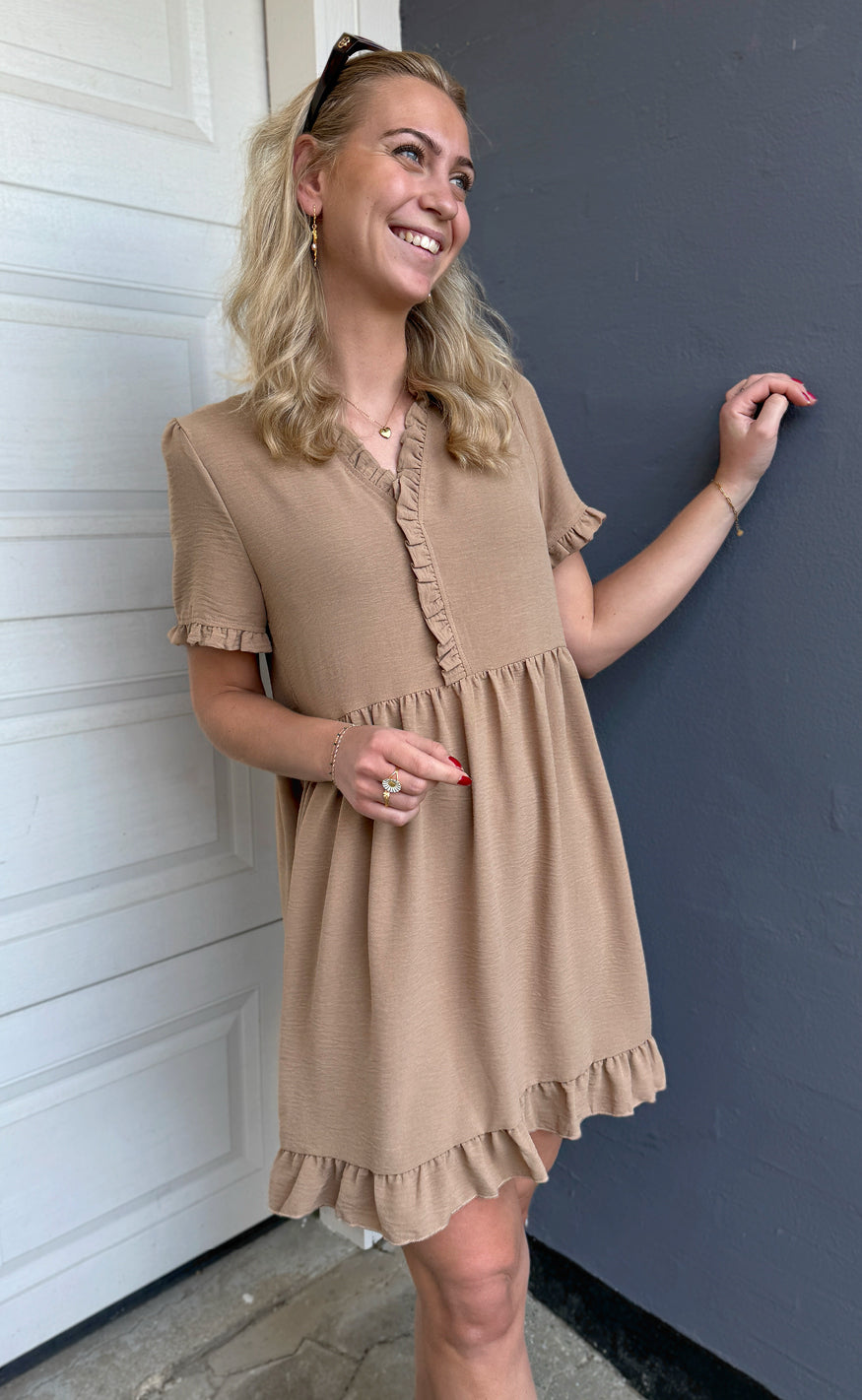 INA Copenhagen Kjole - Catja Summer - Camel