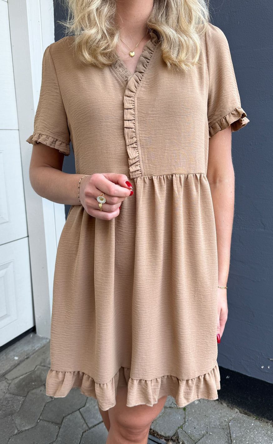 INA Copenhagen Kjole - Catja Summer - Camel