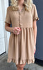 Say INA Copenhagen Kjole - Catja Summer - Camel