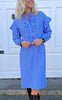 Say INA Copenhagen Kjole - Emilie - Dark Blue Striped