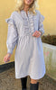Say INA Copenhagen Kjole - Emilie - Grey Striped