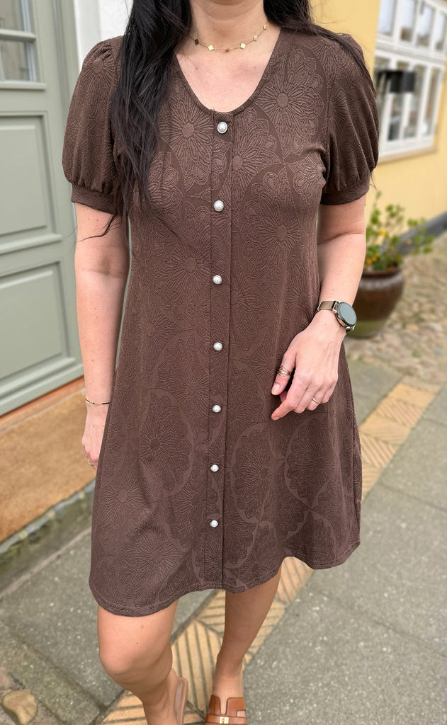 INA Copenhagen Kjole - Fia - Dark Brown