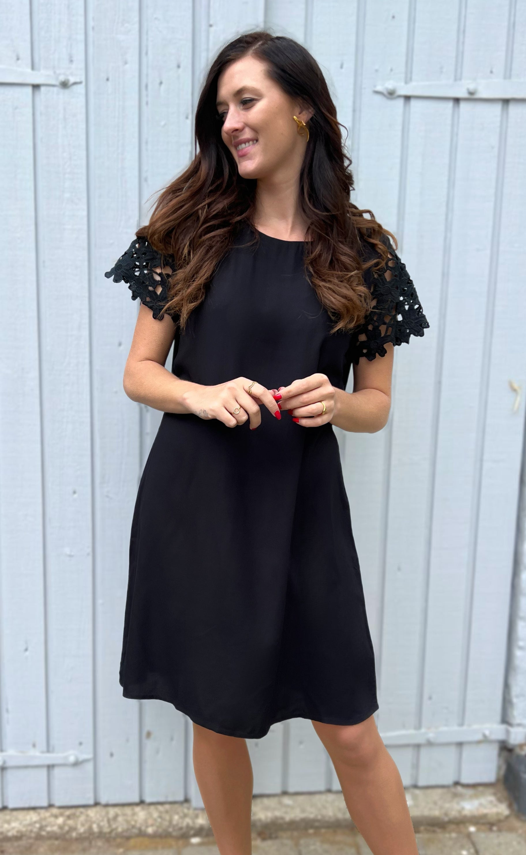 INA Copenhagen Kjole - Gry - Black