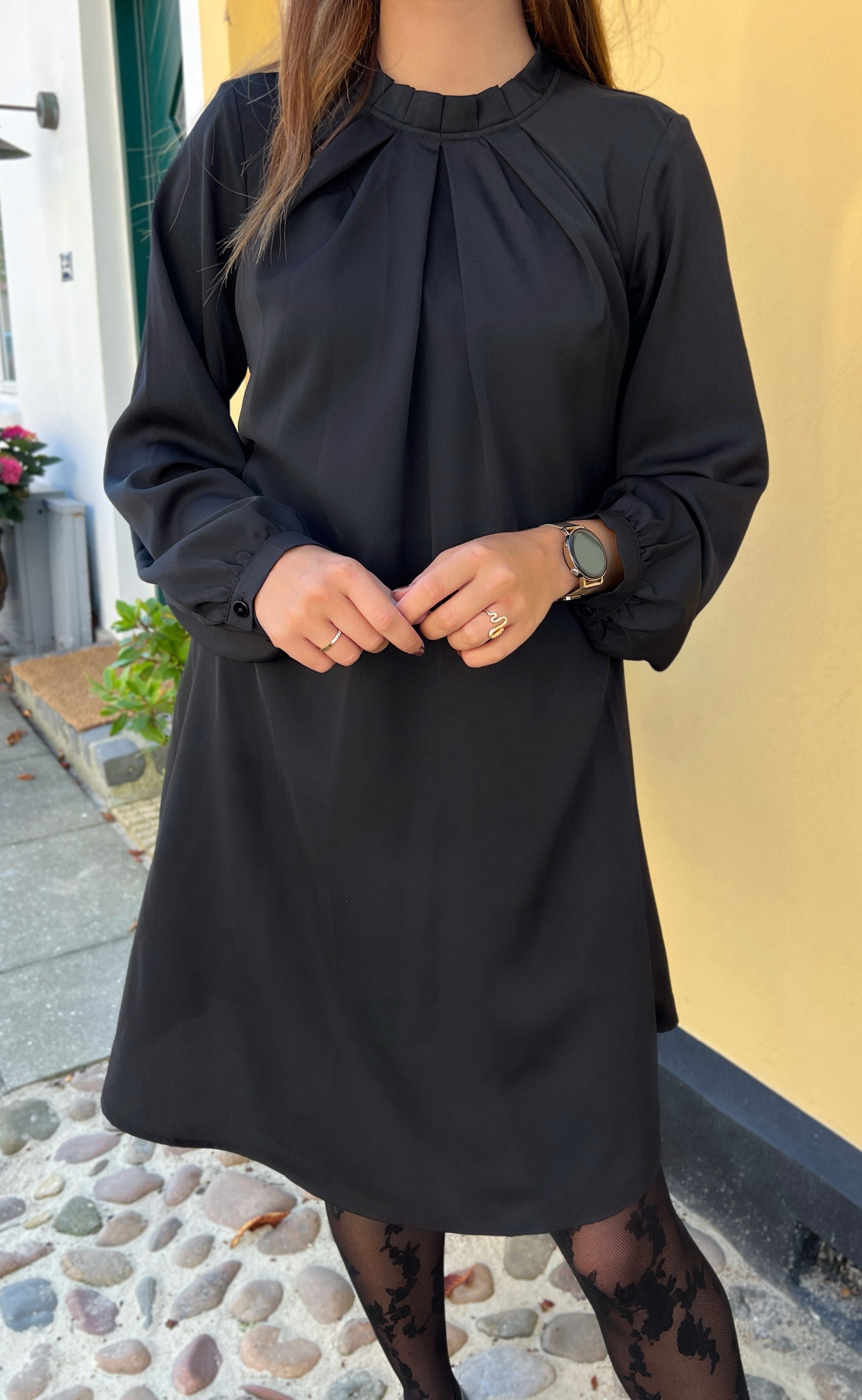 INA Copenhagen Kjole - Hazel - Black