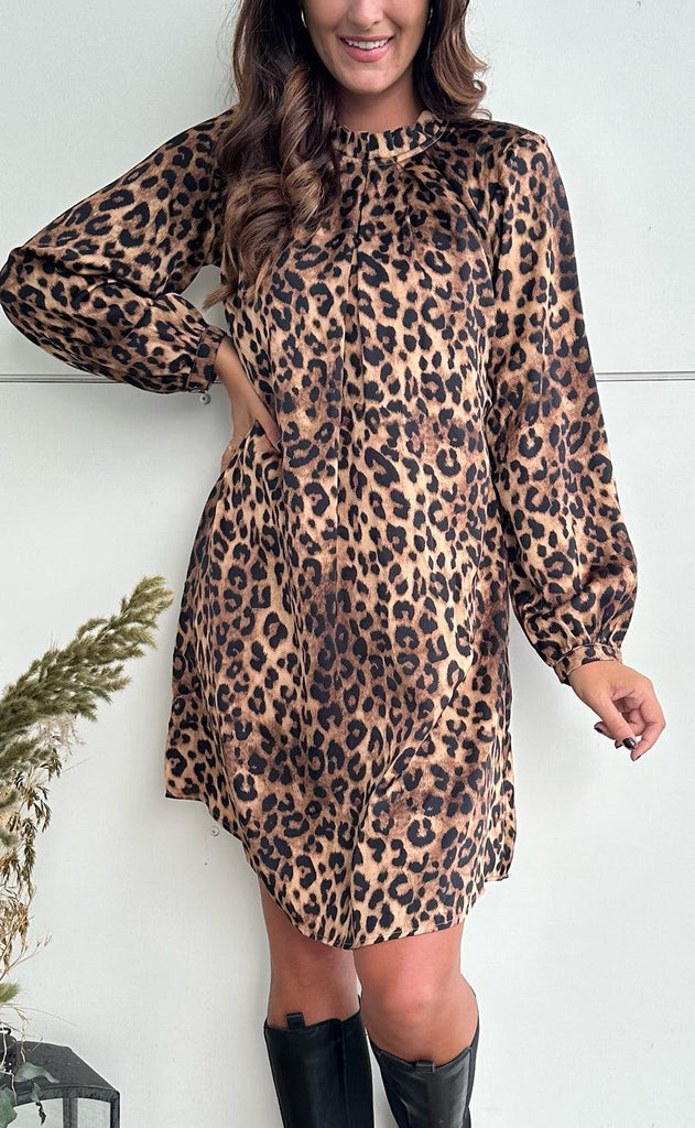 INA Copenhagen Kjole - Hazel - Leopard