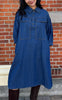 Say INA Copenhagen Kjole - Holly - Denim Blue