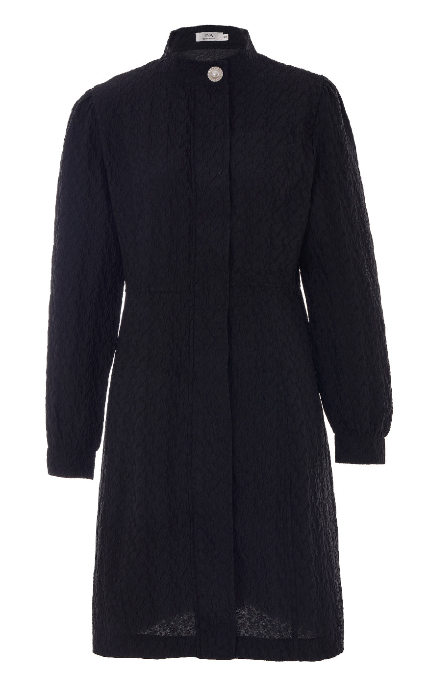 INA Copenhagen Kjole - Ines - Black Flower