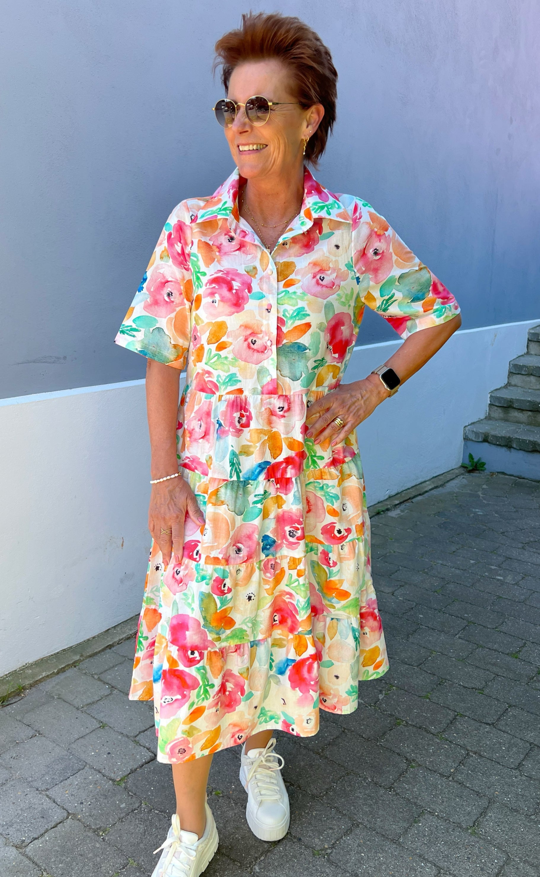 INA Copenhagen Kjole - Karla - Multi Flower