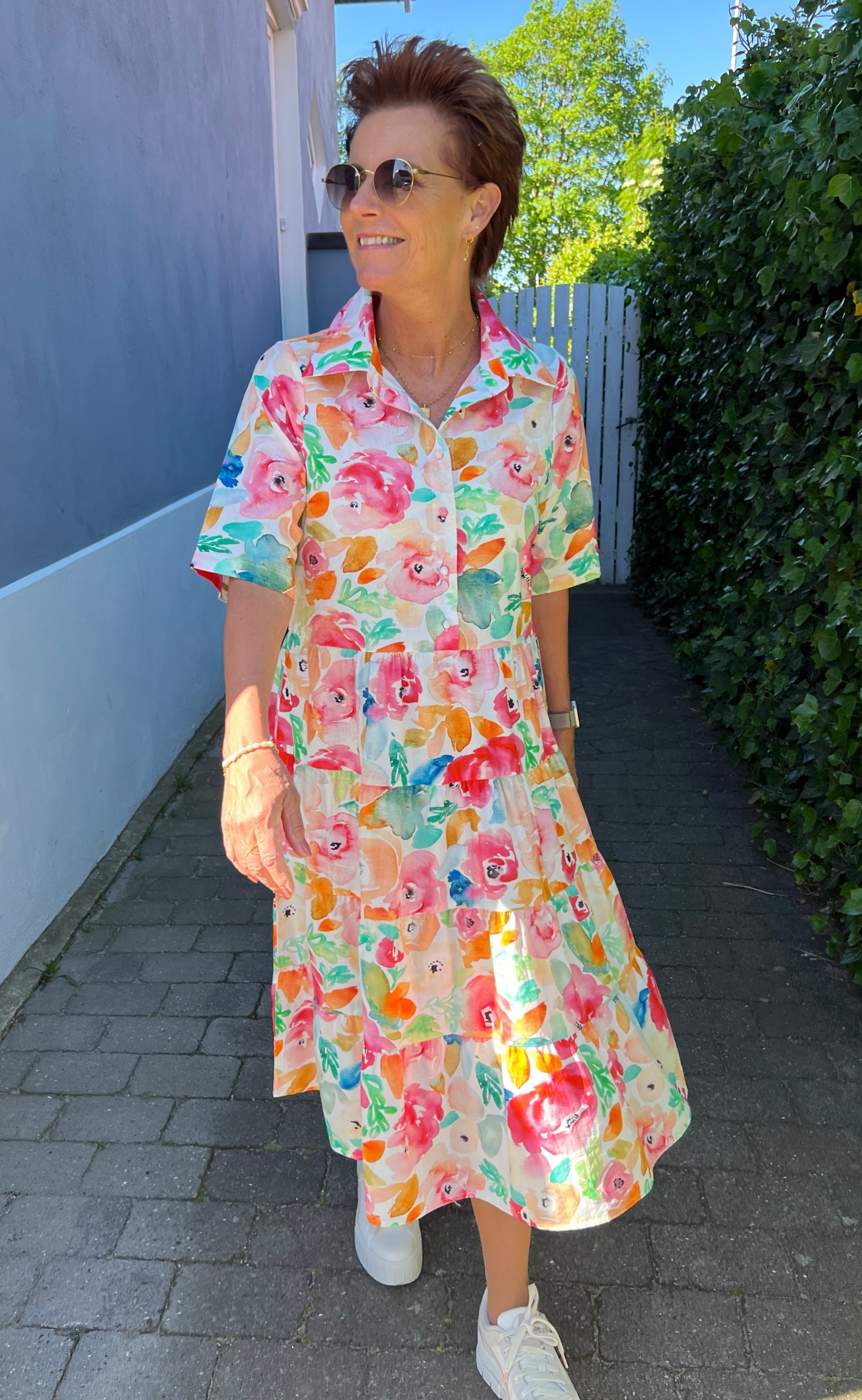 INA Copenhagen Kjole - Karla - Multi Flower