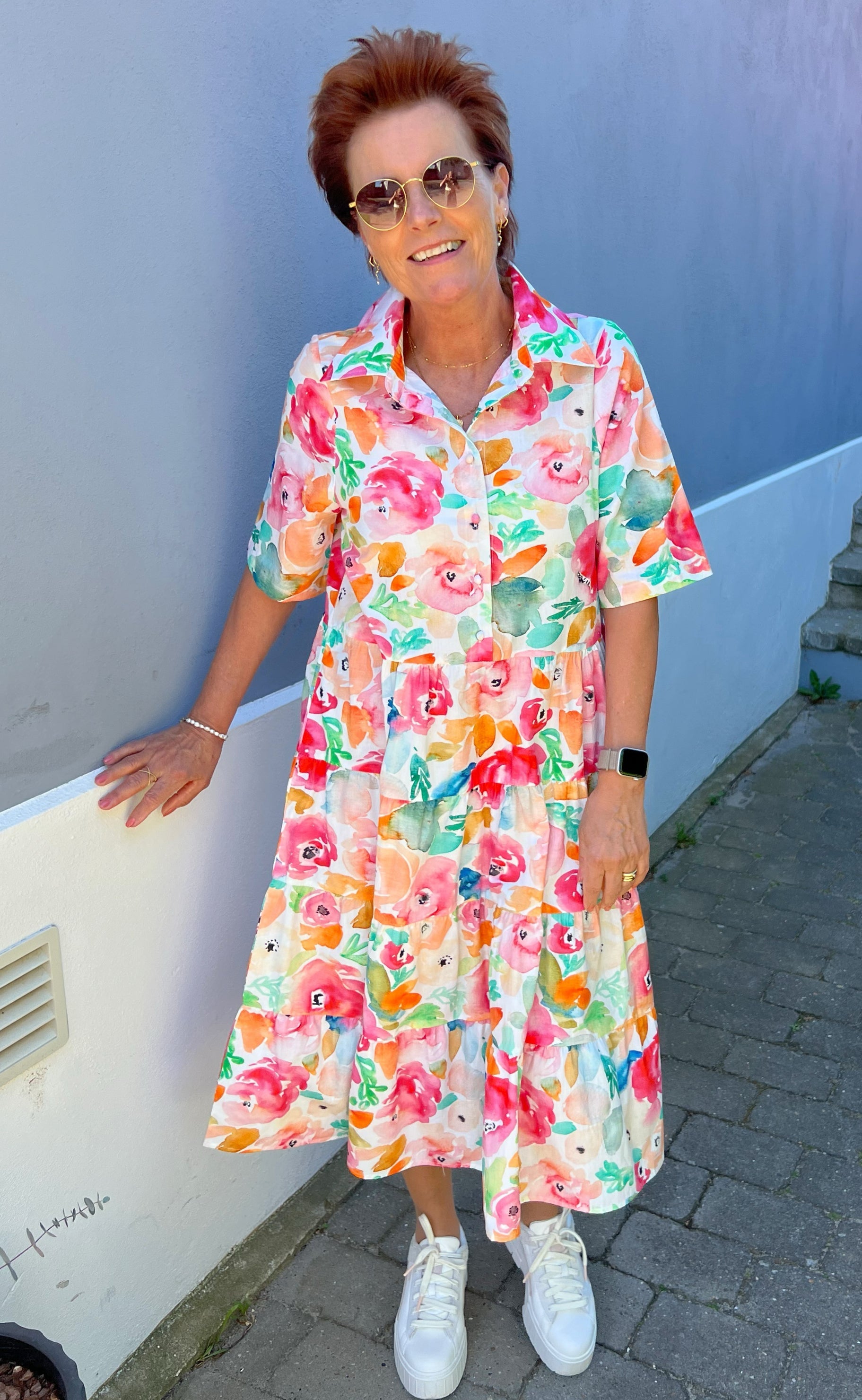INA Copenhagen Kjole - Karla - Multi Flower