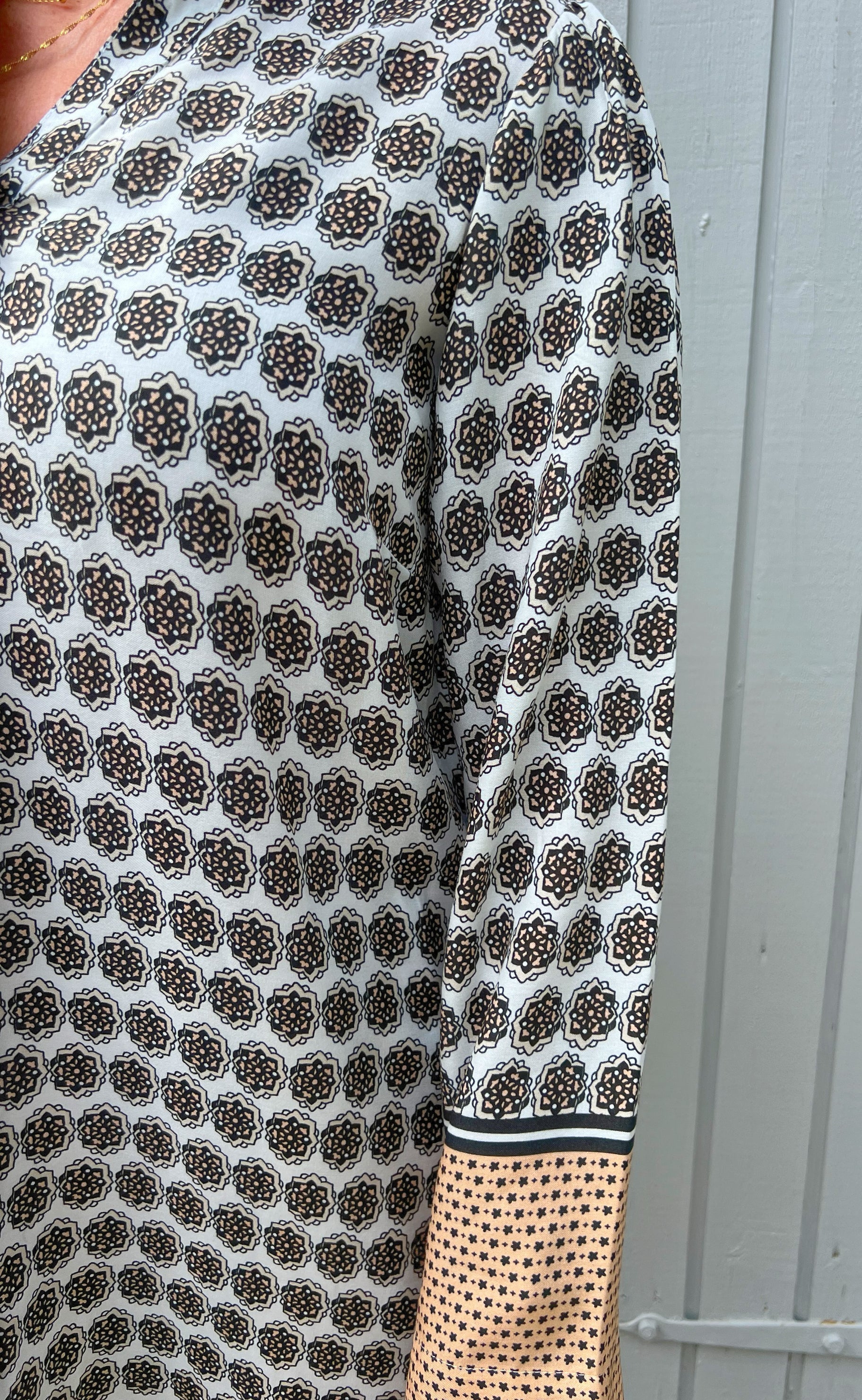 INA Copenhagen Kjole - Katia - Beige Print