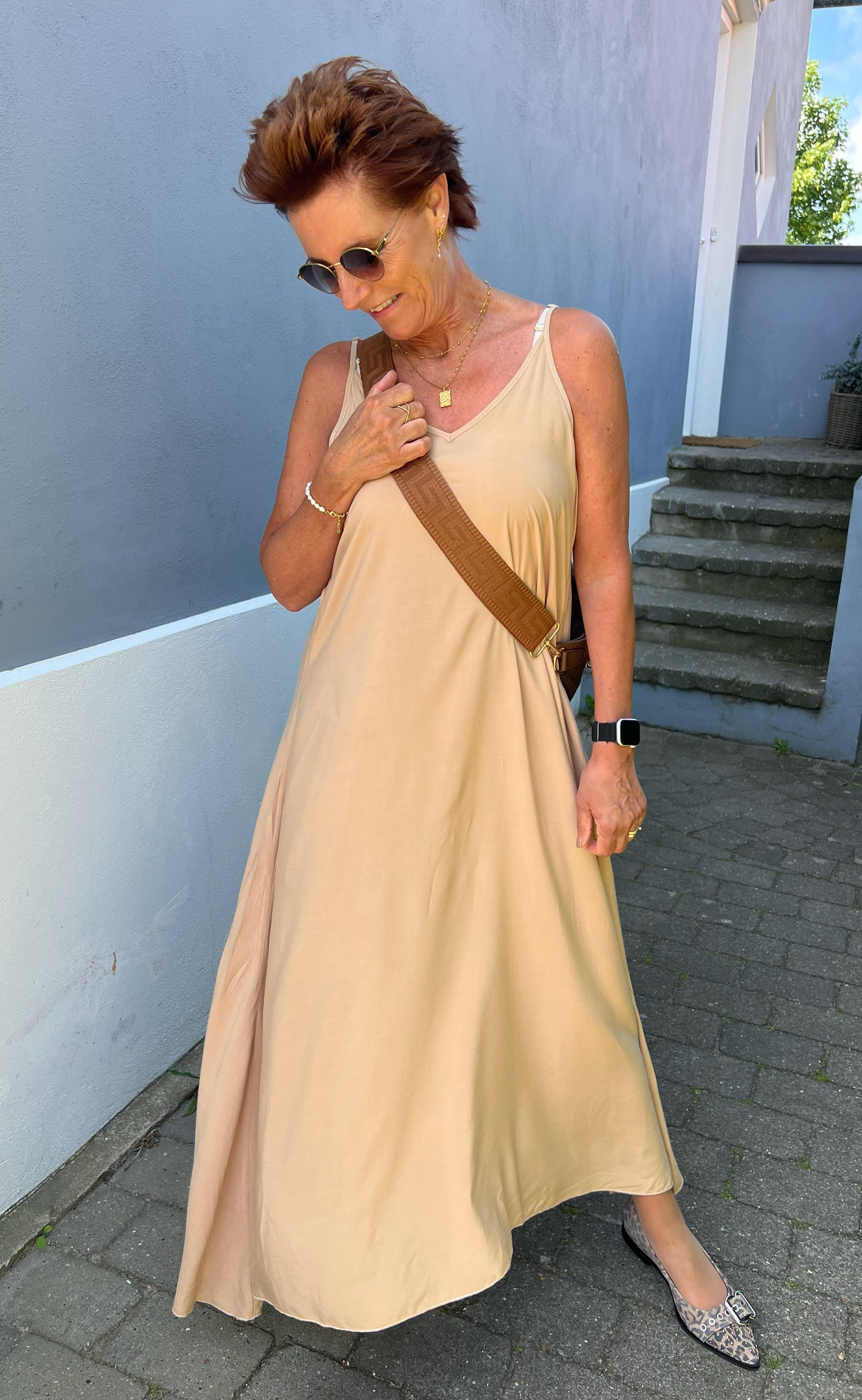 INA Copenhagen Kjole - Klara - Camel