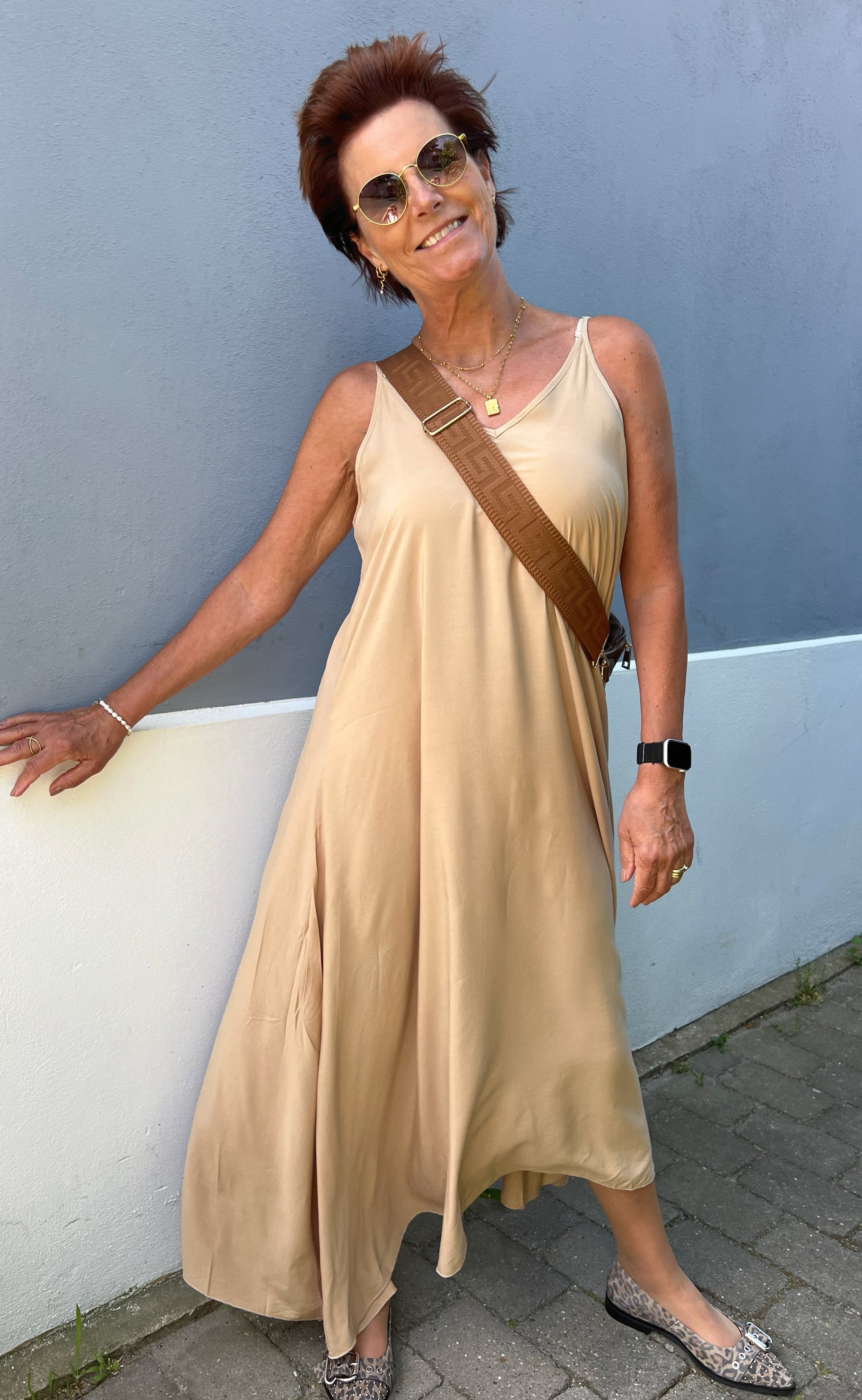 INA Copenhagen Kjole - Klara - Camel