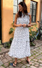Say INA Copenhagen Kjole - Lilja Bow Dress - Light Blue W. Black Bows